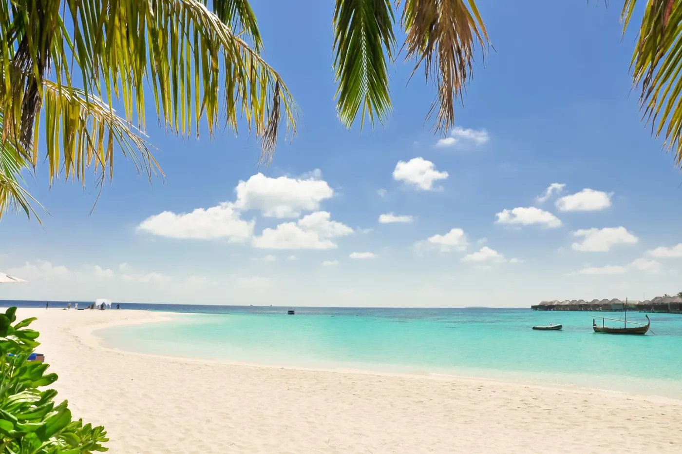 Tropical beach and clear water along the Vietnamese coast